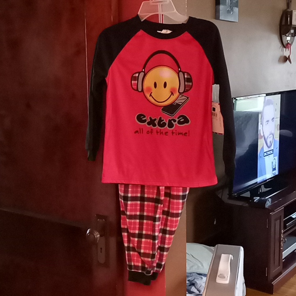 Children's 2 pcs emoji pajama set